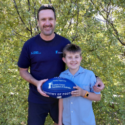 Limited edition Blue Footy helping tackle prostate cancer