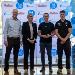 Menz FruChocs are turning blue for prostate cancer