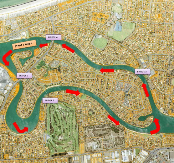 Paddle 4 Prostate - Course Map