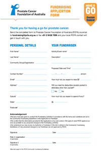 Apply for an Authority to Fundraise