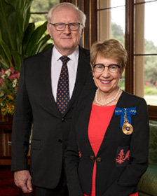 Joint Vice Regal Patrons Her Excellency the Honourable Margaret Beazley AO QC and Mr Dennis Wilson