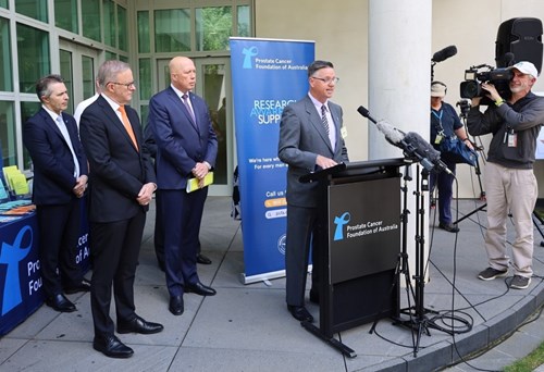 Greg Mc Roberts Speaking at Parliament House