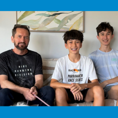 1 dollar for 1 kilometre: A family's unique running challenge to help stop prostate cancer