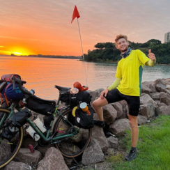 The Long Ride Home: Lucas Bruening completes 13,500km journey for prostate cancer awareness