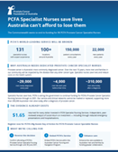 PCFA Specialist Nurses save lives