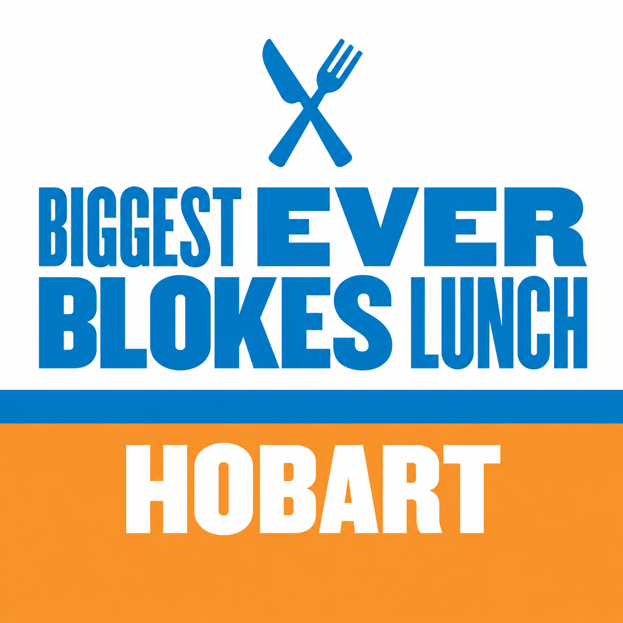 Three mates on a mission to bring Hobart's Biggest Ever Blokes Lunch to life