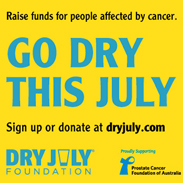 DRY JULY strengthens core purpose by partnering with PCFA